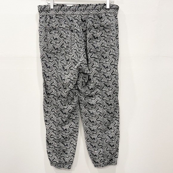 Anthropologie Rhys Utility Linen Printed Jogger Pants Drawstring Medium - Picture 3 of 13